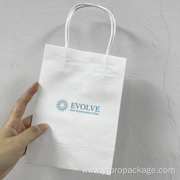 Custom paper shopping bag for clothes packing